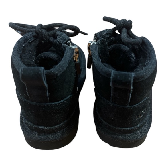 UGG Black Suede Kids Boots - Picture 4 of 7